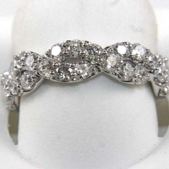 Weave Cross Lines Gold Ring
